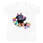 Fred Eating Mushrooms Youth Short Sleeve T-Shirt