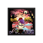 Framed vintage Gloomy poster