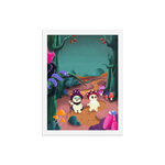 Framed Fred hiding - The Forgotten Forest Poster