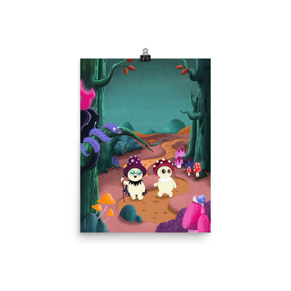 Fred Hiding - The Forgotten Forest Poster