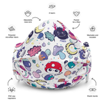 White Face Mask with Pattern