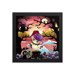 Framed vintage Gloomy poster