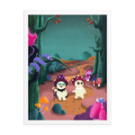 Framed Fred hiding - The Forgotten Forest Poster