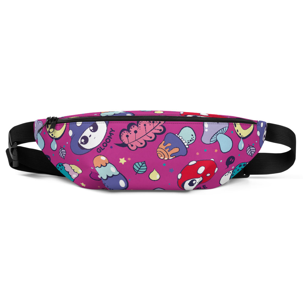 Berry Pink Pattern Fanny Pack Tulipop Official Store