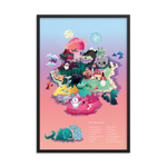 Framed Tulipop Island poster