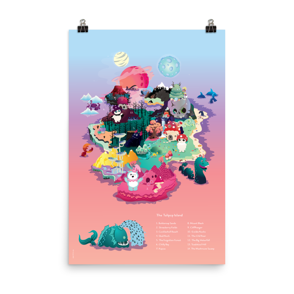 Tulipop Island Poster