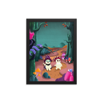 Framed Fred hiding - The Forgotten Forest Poster