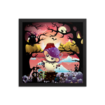 Framed vintage Gloomy poster