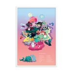 Framed Tulipop Island poster