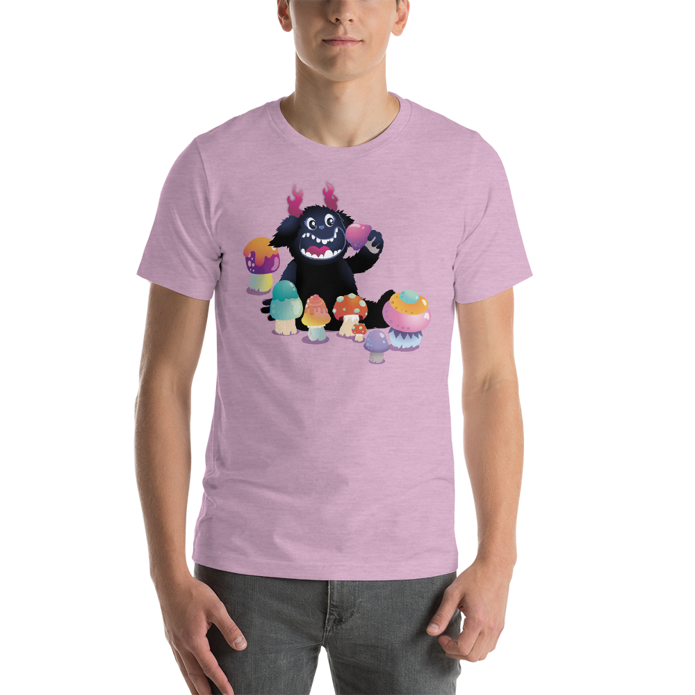 Fred Eating Mushrooms Adult Unisex T-Shirt