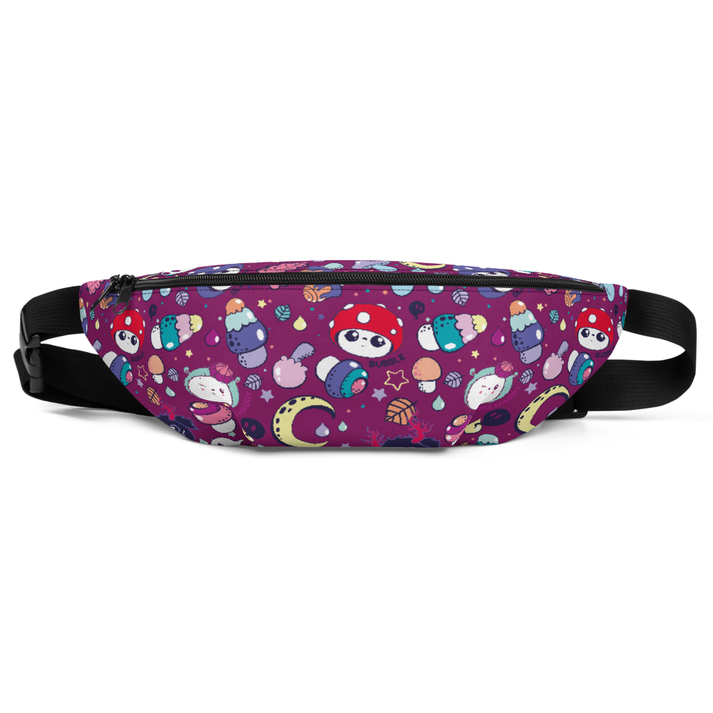 Dark Pink Small Pattern Fanny Pack