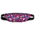 Dark Pink Small Pattern Fanny Pack
