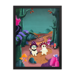 Framed Fred hiding - The Forgotten Forest Poster
