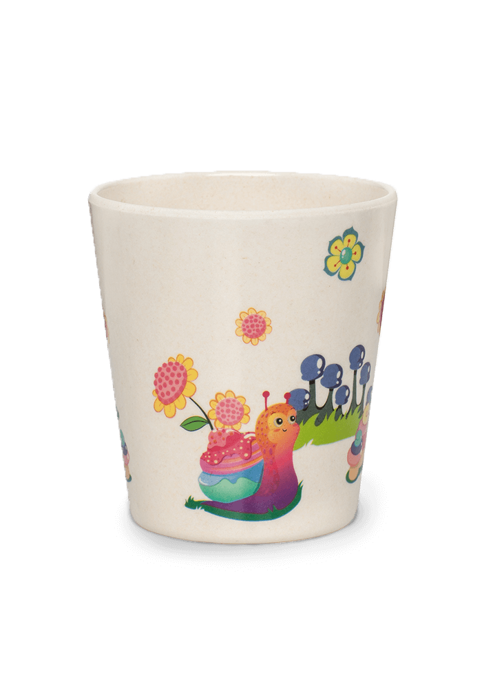 Bubble bamboo cup back