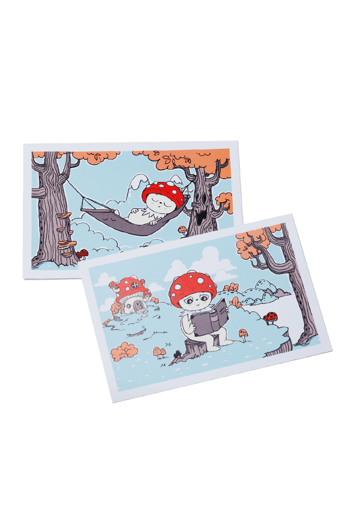 Postcards 8 Pack Bubble