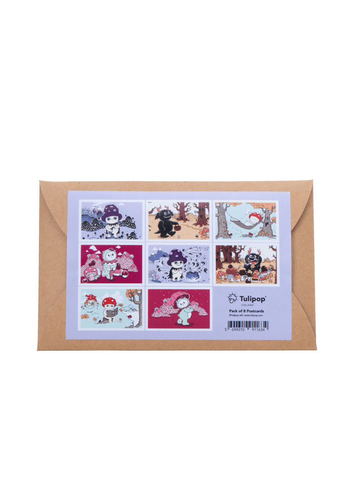Postcards 8 Pack back