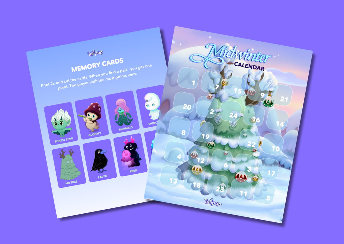 Midwinter Calendar: Memory Cards