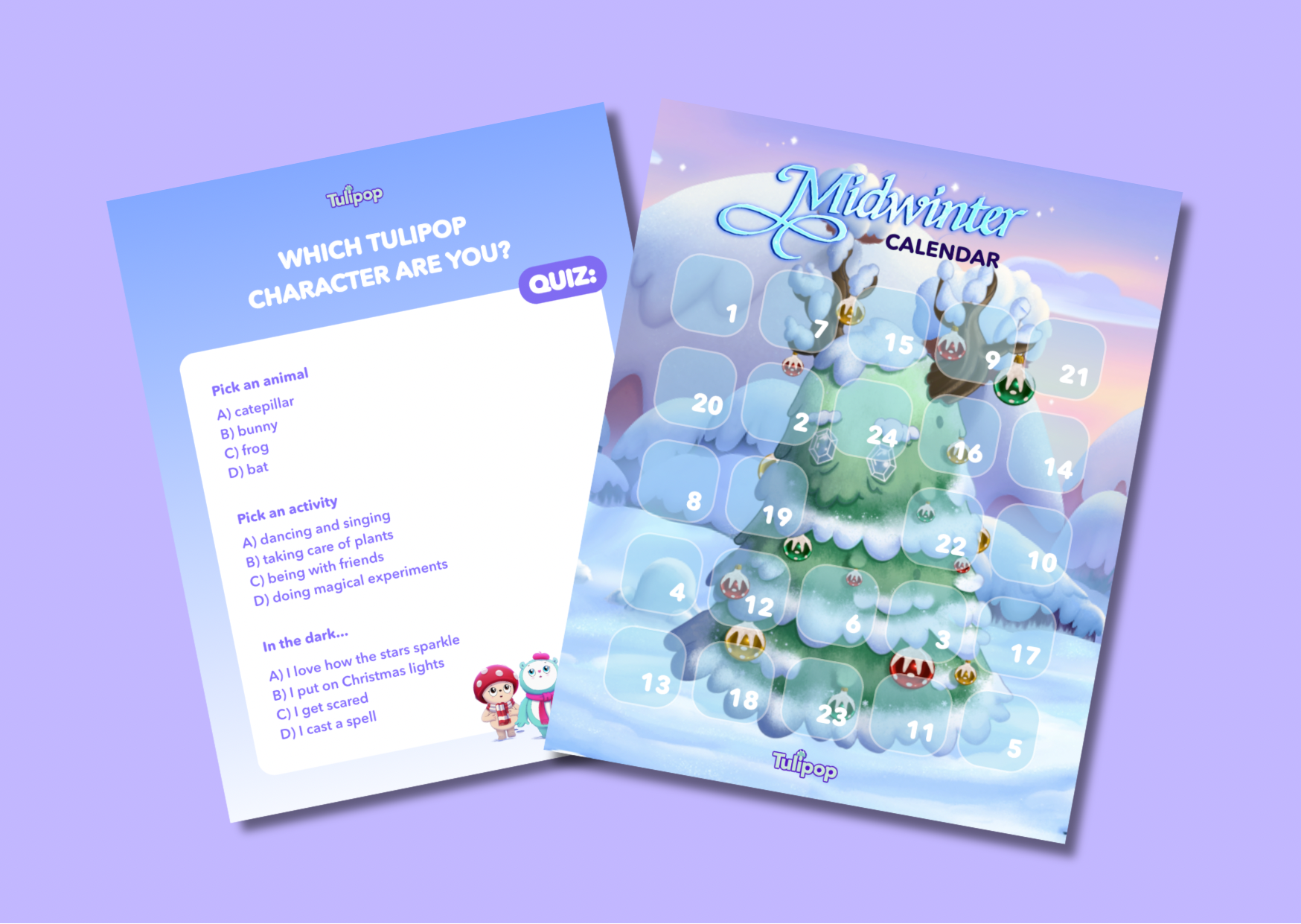 Midwinter Calendar: Tulipop Quiz