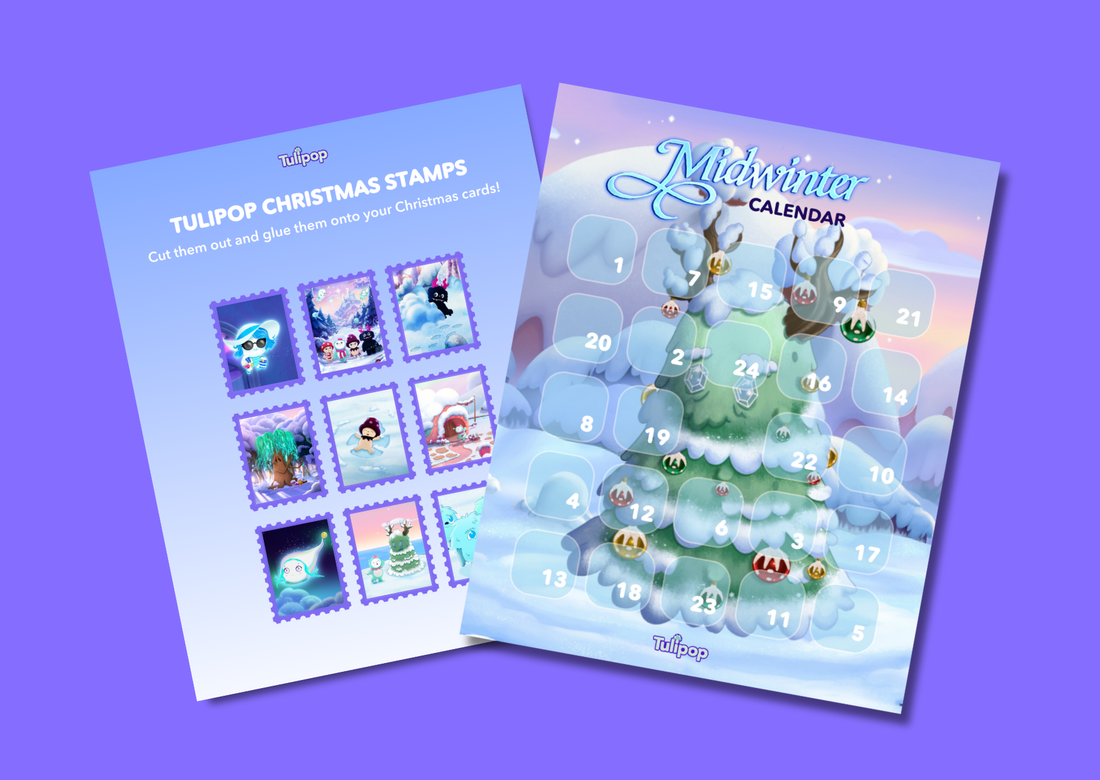 Midwinter Calendar: Tulipop Christmas Stamps