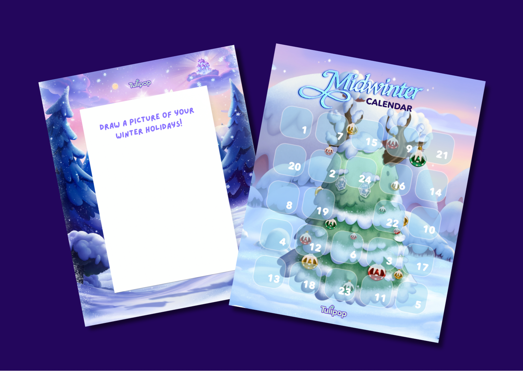 Midwinter Calendar: Draw Your Winter Holidays