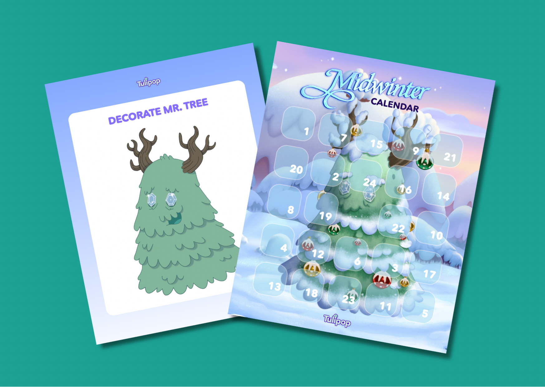 Midwinter Calendar: Decorate Mr. Tree