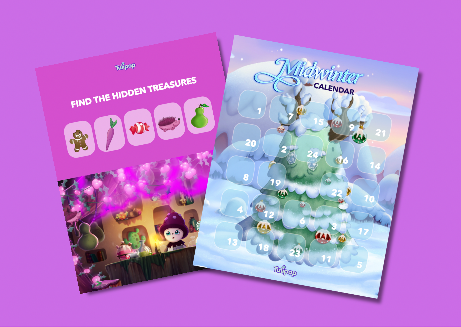 Midwinter Calendar: Find the Hidden Treasures