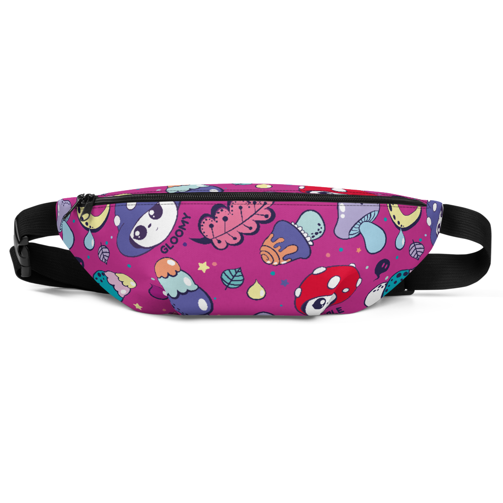 Berry Pink Pattern Fanny Pack