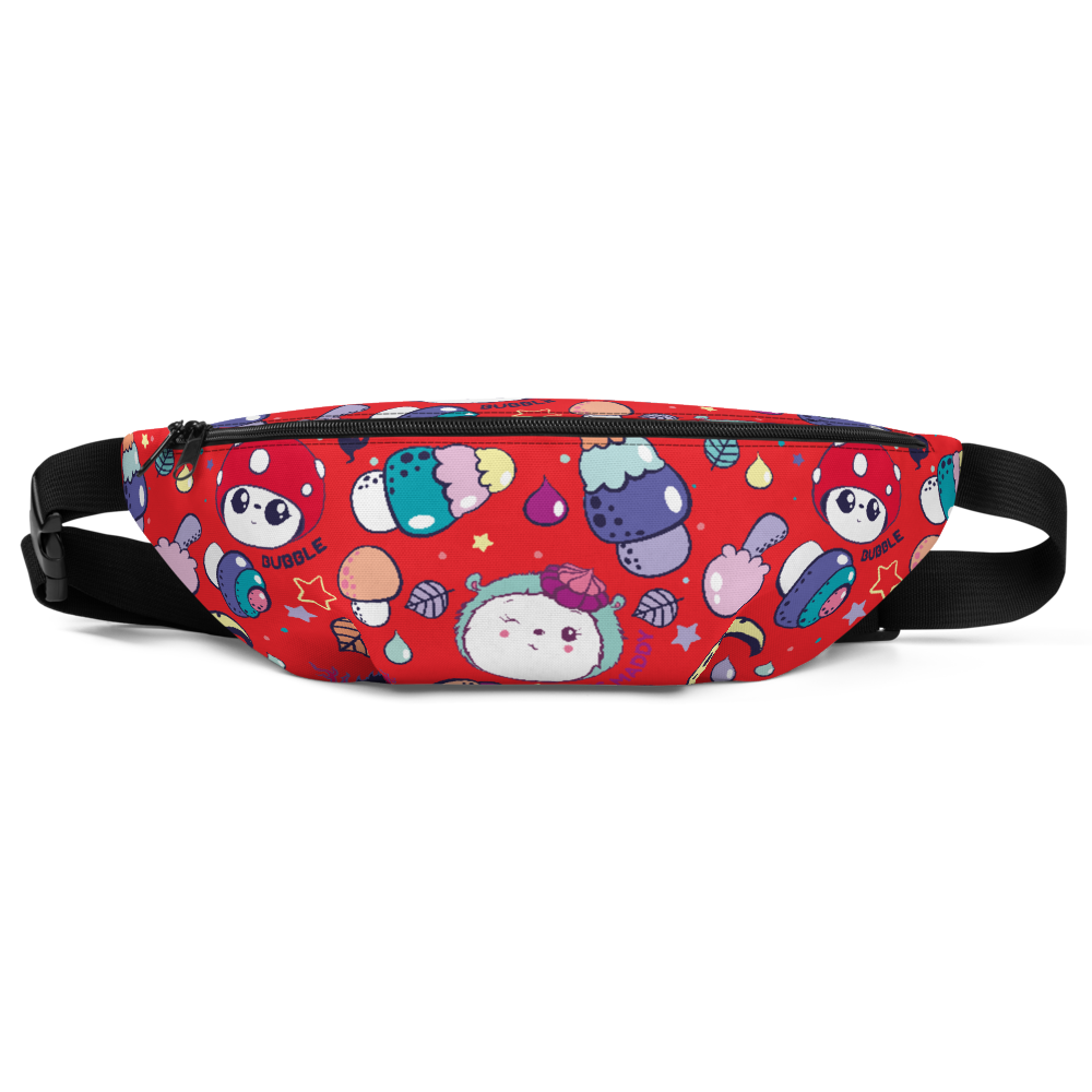 Red Pattern Fanny Pack