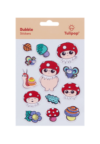 Tulipop Puffy Stickers (4 Pack) Bubble