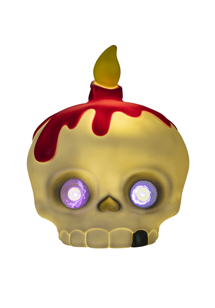 Mama Skully Led Lamp light on